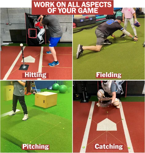 Vista 8 de Tee Claw - Paquete de 20 cordones para práctica de golf - Ayuda de entrenamiento multiusos, béisbol y otros deportes