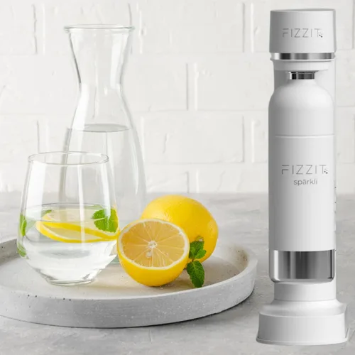 Vista 3 de Fizzit Spärklï Máquina de Agua Carbonatada con Botella de Acero Inoxidable Incluida, Apto para Lavavajillas