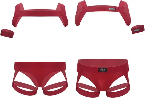 Vista 24 de Jockstrap Lucha Sencillo Bolsa Hebilla Bolsa Leotardo Ropa Interior Arnés Monos