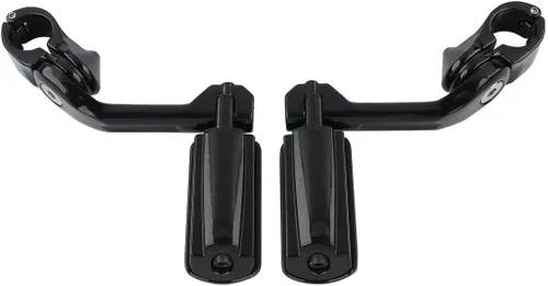 Vista 6 de TCMT Estriberas de 1.25 pulgadas para autopista, reposapiés que se ajustan a Harley Touring Road King Street Glide Road Glide Electra Glide Softail