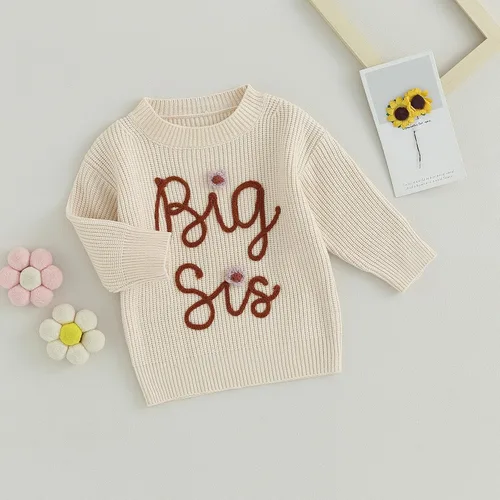 Vista 85 de VISGOGO Suéter a juego para hermanitas grandes y pequeñas, ropa de una sola pieza