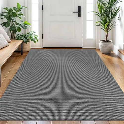 Vista 38 de EARTHALL Alfombra tejida de 2 x 3 pies, lavable para entrada, alfombra trenzada antideslizante, alfombra para puerta interior y exterior, alfombra