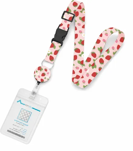 Vista 19 de Cordón de barco de crucero, con cordón de identificación ajustable con cierre desmontable, soporte impermeable para tarjetas de identificación