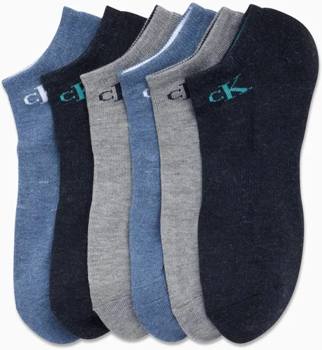 Vista 142 de Calvin Klein Calcetines para hombre, mezcla de algodón, acolchados, sin talla, forro de calcetines atléticos (6 unidades)