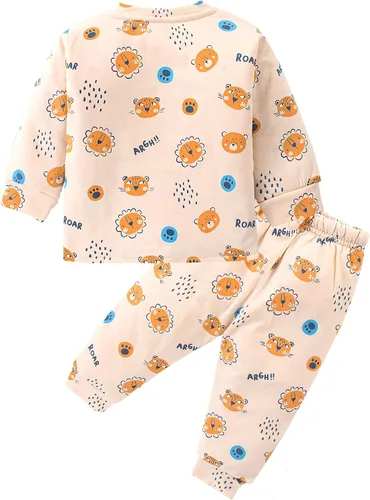 Vista 3 de Simply Traje de mono acolchado de algodón para niños pequeños y bebés