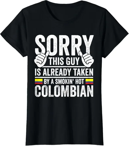 Vista 39 de Camiseta divertida de Colombia Heritage para hombre