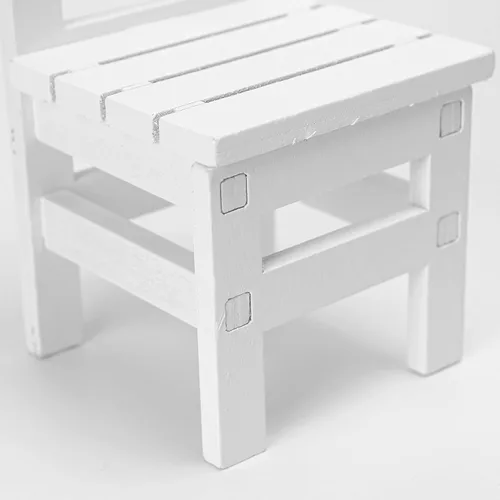 Vista 8 de Marsrut - Muebles de madera para casa de muñecas a escala 1/6, muebles cuadrados de madera de 12 pulgadas, modelo de juguete para decoración