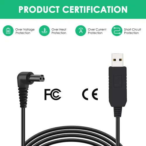 Vista 6 de Mrgru Cargador USB para taladro manual 90627870-01 compatible con Black and Decker BDCSFS30C BDCSFS30C-CA BDCS20C BDCS50C BDCD8C Adaptador de fuente