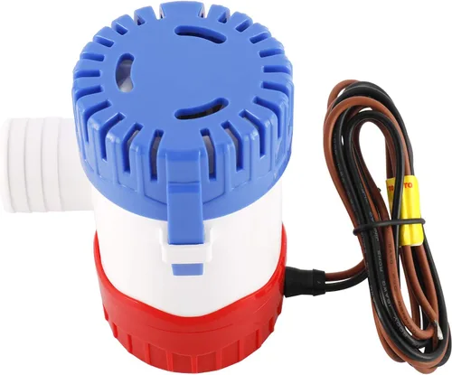 Vista 8 de DasMarine 1100GPH 12V 3.2 AMP 5.0 AMP Fusible 1.142 in ID manguera eléctrica marina sumergible sumidero bomba de agua de sumidero de sentina
