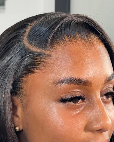 Vista 19 de BEEOS - Peluca frontal encaje HD 13x6 ondas corporales densidad 180% cabello humano nudos decolorados 18 pulgadas