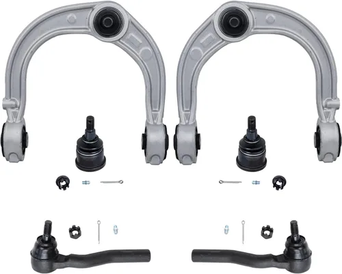Vista 152 de Detroit Axle - Kit de extremo delantero para Chrysler 300 Dodge Charger 2011-2023 Challenger, 2 Lower Rearward Control Arms 2 Outer Tie Rods 2