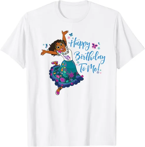Vista 21 de Disney Camiseta Encanto Mirabel Madrigal ¡Feliz cumpleaños a mí! Negro