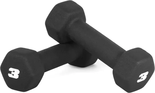Vista 8 de CAP Pares y juegos de mancuernas de neopreno Barbell Negro