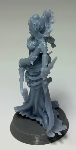 Vista 6 de Reina Araña - RPG - Calabozos y Dragones - DND - Pathfinder - Señor del Anillo - Figura miniatura (gris/sin pintar)