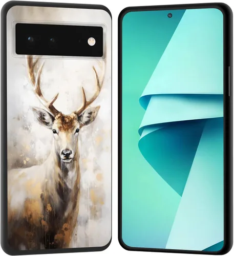 Vista 71 de Funda para Pixel 4 XL, funda de goma de silicona suave a prueba de golpes, funda protectora de cuerpo completo para Google Pixel 4 XL, ciervo