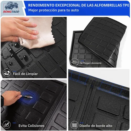 Vista 6 de Rongtaod Alfombrilla de carga y respaldo para Jeep Grand Cherokee L 2021