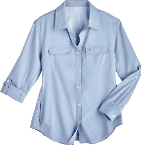 Vista 9 de Coolibar Camiseta de viaje Mylitta UPF 50+ para mujer - Protección solar