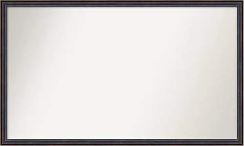 Vista 40 de Amanti Art Espejo de baño de bronce para sobre el fregadero, 25 x 26 pulgadas, espejo rectangular de bronce oscuro, marco de madera tradicional