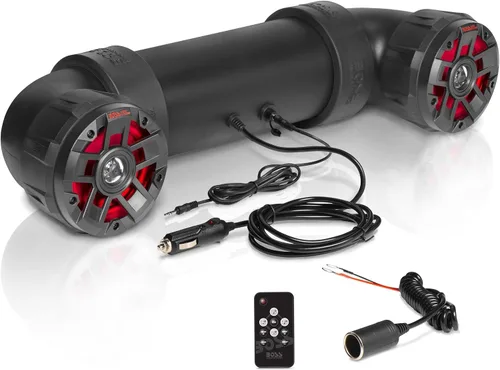 Vista 10 de BOSS Audio Systems UTV4B ATV UTV Sistema de sonido resistente a la intemperie, altavoces de 4 pulgadas, tweeters de 1 pulgada, amplificador
