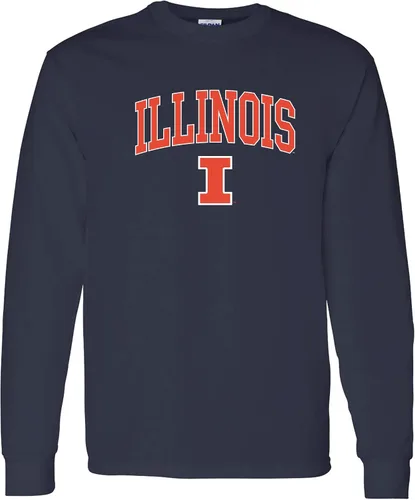 Vista 98 de NCAA oficial de College – University Team Color Arco Logo Manga Larga