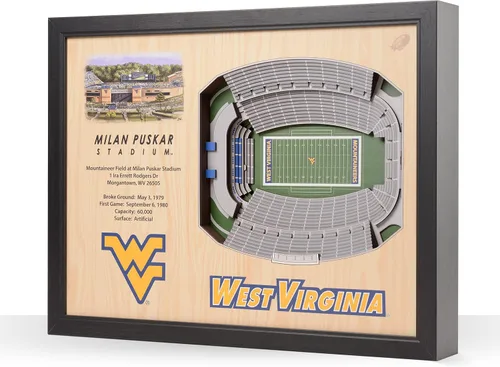Vista 37 de YouTheFan NCAA Arte de Pared StadiumView de 25 Capas