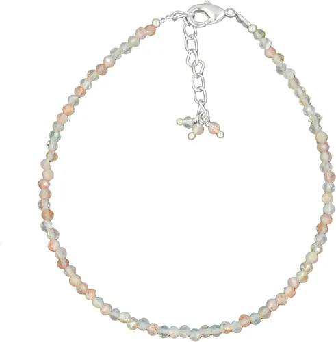 Vista 29 de TGH Pulsera de cuentas naturales con piedras preciosas microfacetadas, joyería para ella, cristales curativos energéticos de piedra natal, cadena