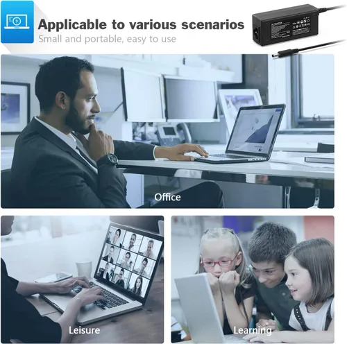Vista 7 de VUOHOEG Cargador para portátil de 45 W compatible con Dell Inspiron 11 3000 (3152/3153/ 3157/3162/ 3168/3179, Inspiron 13 5000 2 en 1