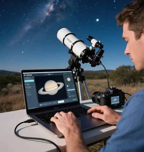 Vista 2 de Cable de control USB a DB9 para Skywatcher EQ6 y NEQ6 Mount, para Orion Atlas EQ-G Mount. 6 pies