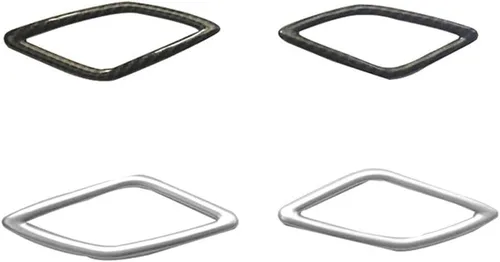 Vista 2 de LIRU - Pilar interior para cubierta de altavoz de audio para Volvo XC40 2018-2020, aspecto de fibra de carbono