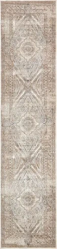 Vista 5 de Unique Loom Chateau Collection - Alfombra de área Wilson (3' x 13' 1", color beige/azul)