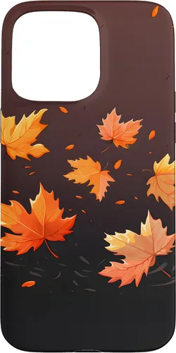 Vista 31 de Autumn Maple Leaves Swirling in The Wind Case for iPhone 17
