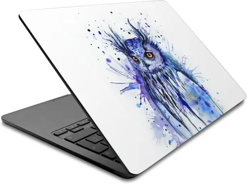 Vista 9 de Head Case Designs Officially Licensed Pixie Cold Fox Animals Vinyl Sticker Skin Decal Cover Compatible with MacBook Air 13.6" A2681 (2022)