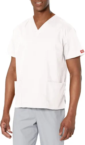 Vista 23 de Dickies EDS Signature - Camiseta quirúrgica para mujer, cuello en V, ajuste Negro