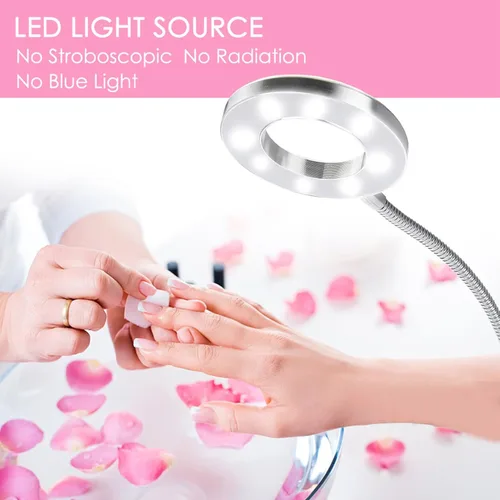Vista 9 de Maquillaje, USB Maquillaje Tatuaje Lámpara LED, Lámparas de Belleza, Microblading Luz Belleza con Abrazadera LED Lámpara de Escritorio para Cejas