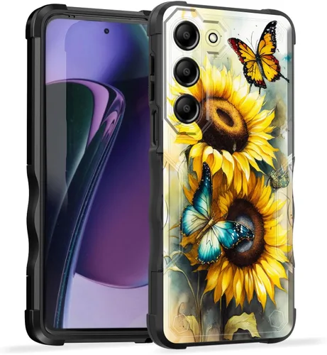 Vista 918 de Funda para Galaxy A14 5G, [Doble Capa][Protección contra Caídas de Grado Militar de 10 Pies] [Antideslizante] Funda Resistente a Prueba de Golpes