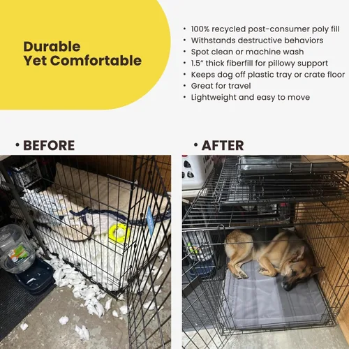 Vista 3 de K9 Ballistics Almohadilla Resistente Ripstop para Jaula de Perro - Alfombra Duradera y Lavable a Máquina para Perrera y Viaje para Cachorros