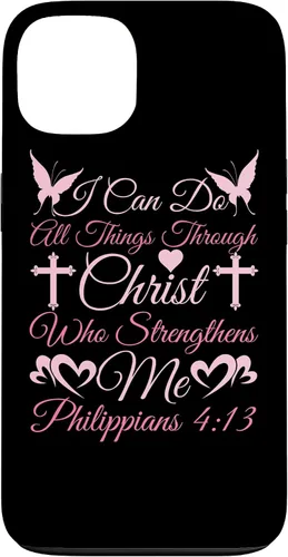Vista 7 de Christian I Can Do All Things Through Christ Religious Case for iPhone 17