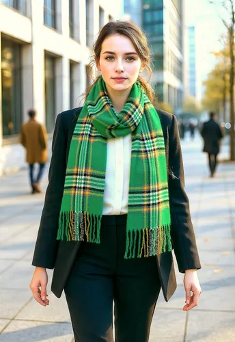 Vista 93 de Bufanda de invierno Achillea suave y cálida, de tartán, a cuadros, de cachemira, unisex
