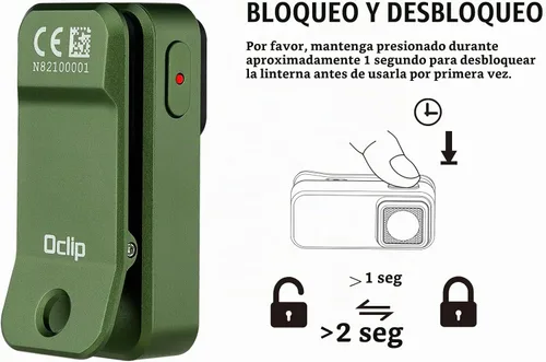 Vista 7 de OLIGHT Oclip linterna recargable EDC de 300 lúmenes con fuentes duales, luz de bolsillo compacta con clip, conveniente carga USB C, luces magnéticas