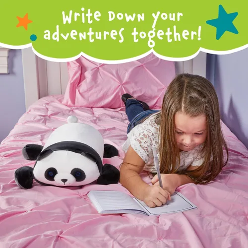 Vista 4 de MEMORY MATES Booski the Panda - Almohada de espuma viscoelástica de 15 pulgadas