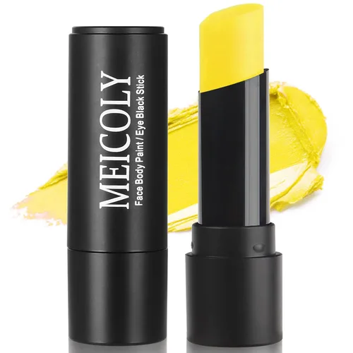 Vista 13 de MEICOLY Pintura facial negra, barra negra para ojos para deportes, béisbol, softbol, fútbol americano, lacrosse, fácil de colorear atletas