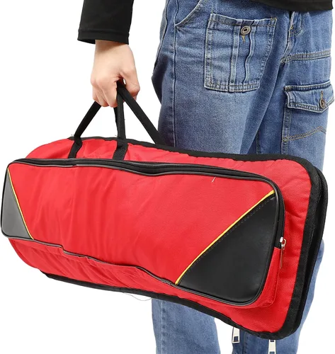 Vista 8 de ERINGOGO Bolsa de trombón Tenor, bolsa acolchada para trombón bajo con correa ajustable para el hombro, bolsillo para accesorios, funda