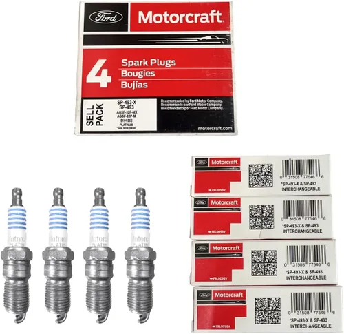Vista 9 de MAS Juego de 8 bobinas de encendido DG508 y bujías Motorcraft SP493 compatibles con motores Ford Lincoln Mercury 4.6L DG457 DG472 DG491 F523