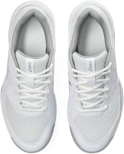 Vista 6 de ASICS - Zapatos de tenis Gel-Dedicate 8 para mujer, 7, blancoplata pura