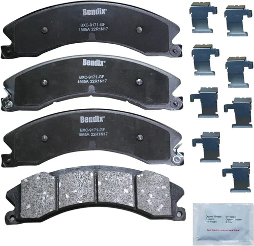 Vista 87 de Bendix Priority1 CFC154 - Juego de pastillas de freno de disco para Avanti II, Century, LeSabre, Regal, Riviera, chasis comercial, DeVille