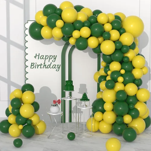 Vista 15 de Kit de arco de guirnalda de globos negros y azules, 122 globos azul real y negro para niños y hombres, cumpleaños, boda, videojuegos, aniversario