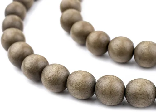 Vista 72 de TheBeadChest: cuentas de madera redondas naturales de 0.315 pulgadas, cuentas de madera sueltas espaciadoras para fabricar joyas, 4 tamaños