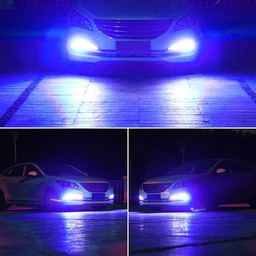 Vista 7 de Bombillas LED antiniebla H8 H9 H11 DRL 2800 lúmenes, Xtreme, superbrillantes, 5730, 33-SMD, 12 V, bombillas LED de repuesto para automóviles, Azul