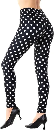 Vista 53 de Ndoobiy pantalones de yoga para mujer, pantalones de entrenamiento básicos, leggings impresos, leggings suaves y mantecosos Un juego
