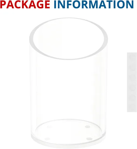 Vista 5 de KOTEMON Soporte para bolígrafo para organizador de escritorio, organizador de brochas de maquillaje de acrílico, soporte para desinfectante, soporte